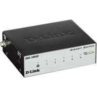 Комутатор D-Link DGS-1005D/E (5-Port 10/100/1000Mbps Gigabit Ethernet Switch, Plastic)