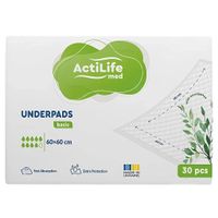 Пеленки для малышей ActiLife Med Basic 60 х 60, 30 шт (4820174981471)