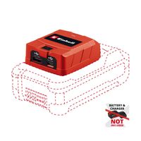 Зарядное устройство USB аккумуляторное Einhell TC-CP 18 Li USB A/C - Solo, PXC, 18В, Type-A/Type-C, 2A, 0.06 кг (без АКБ и ЗУ)
