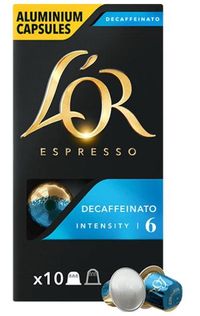 Кофе L'OR Espresso Decaffeinato без кофеина в капсулах 10 шт (8711000357965)