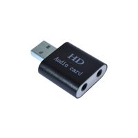 Звукова карта зовнішня Dynamode USB-SOUND7-ALU_BLACK