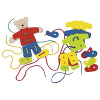 УЦІНКА! Шнурівка goki Ведмідь з одягом