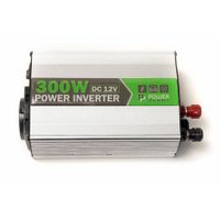 Адаптер автомобильный 12V/220V PowerPlant HYM300-122, 300W, + USB 5V 1A (KD00MS0001)