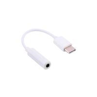 Адаптер Lapara для навушників USB Type-C Male - Audio AUX mini jack 3,5 mm Female, білий (LA-Type-C-Audio-3.5mm white)