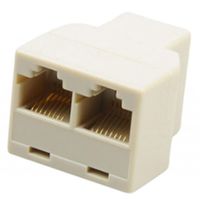 Спліттер Atcom кручений пари, UTP, 8P8C- RJ-45 1port (female) to 2port (femal (12450)
