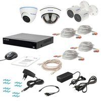 Комплект відеоспостереження Tecsar 4MIX 5MEGA (000008807)