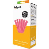 Набор картриджей для 3D ручки  Polaroid Candy pen, клубника, розовый (40 шт)