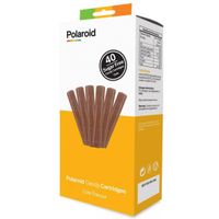 Набор картриджей для 3D ручки Polaroid Candy pen, кола, коричневий ( 40 шт)