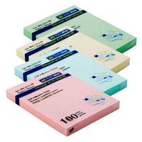 Бумага для заметок BUROMAX with adhesive layer 76х102мм, 100sheets, pastel colors mix (BM.2313-99)