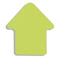 Бумага для заметок BUROMAX with adhesive layer "Arrow", 50 sheets, NEON colors mix (BM.2366-99)