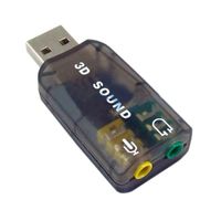 Звукова карта зовнішня Dynamode USB-SOUNDCARD2.0 Black