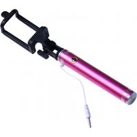 Телескопический монопод Grand-X Metallic Jack 3,5 U-крепление 170-750мм Pink (M35UP)