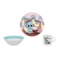Набор посуды детск. Limited Edition SWEET BUNNY /НАБОР/3 пр. короб (C523)