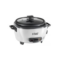 Рисоварка Russell Hobbs 27030-56 Medium, 300 Вт, антипригарне покриття, на 6 порцій, білий