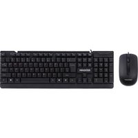Проводной комплект (клавиатура + мышка)Maxxter KMS-CM-01-UA, украинская раскладка
