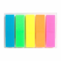 Стикер-закладка Axent Plastic bookmarks 5х12х45mm, 125шт (D2450-01)