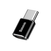 Адаптер Baseus USB Type-C-MicroUSB чорний (CAMOTG-01)