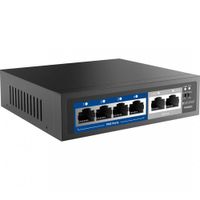 Комутатор Netis P106C 4xFE PoE, 2xFE, некерований