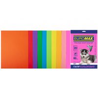 Папір Buromax А4, 80г, NEON+INTENSIVE, 10 кольорів, 20ш (BM.2721820-99)