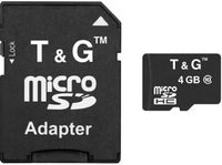 Карта пам'яті MicroSDHC 4GB UHS-I Class 10 T & G + SD-adapter (TG-4GBSDCL10-01)