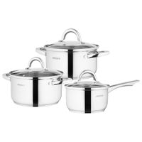 Набор посуды Ardesto Gemini Gourmet Andria, 6 пред., нержавеющая сталь