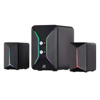 Колонки 2E PCS301 RGB, Black, USB (2E-PCS301BK)