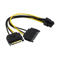 Кабель живлення для відеокарти 6pin Male - 2хSATA Male