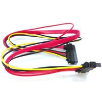 Кабель живлення для відеокарти (підовжувач) SATA 7+15pin M/F, 0.3м
