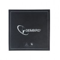 Поверхня для друку 3D Gembird, 155*155 мм, Black (3DP-APS-01)