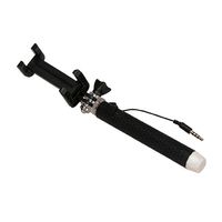 Палка для селфи Continent SKB-112BK, Black, проводная (3.5 мм), 135-625 мм