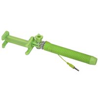 Палка для селфи Continent SKB-112GN, Green, проволочная (3.5 мм), 135-625 мм
