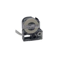 лента для принтера UKRMARK RL-E-C4WBN-BK/WT, аналог LC4WBN. 12 мм х 8 м (CELC4WBN)