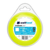 Леска косильная Cellfast квадрат 1.6 x 15м