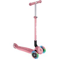 Самокат Globber Primo Foldable Plus Lights пастельно-розовый (439-210)