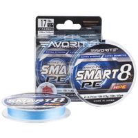 Шнур Favorite Smart PE 8x 150м 1.2/0.187мм 15lb/9.5кг Голубой (1693.10.74)