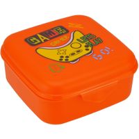 Ланч-бокс дитячий Economix GAME 850 мл, помаранчевий (E98398)