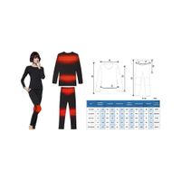 Термобілизна з підігрівом 2E eFiber for Women Black L (2E-HUEFWL-BK)