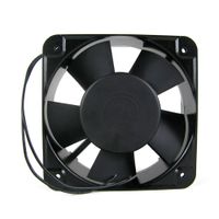 Кулер для охлождения серверных БП RA15051HBL2 DC sleeve fan 2pin под пайку - 150*150*50мм, 220V / 0,22A, 2600об / мин, 38W