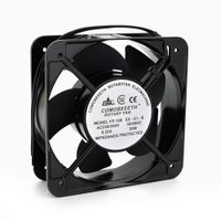 Кулер для охлождения серверных БП BT-220 15050B2H DC sleeve fan 2pin под пайку - 150*150*50мм, 220V / 0,22A, 2600об / мин Q24