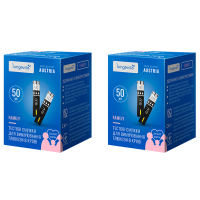 LONGEVITA Family Тестові смужки для вимір. глюкози в крові 100шт.(2*50шт/уп.)