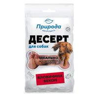 Лакомство для собак Природа Говядина-бекон 100 г (4823082403400)