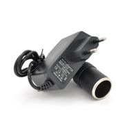 Импульсный адаптер питания LGY-1210, AC110-240V / DC12V 1А (12W ) с прикуривателем