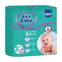 Подгузники Evy Baby Midi 5-9 кг 24 шт (8690506520236)