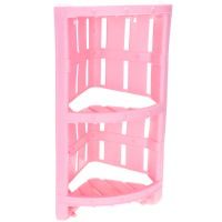 Двухярусная полка для ванной VIOLET HOUSE 1022 Бамбу PINK