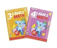 Книга Игры математики сезон 3,4 с интерактивной способностью Smart Koala, 2шт