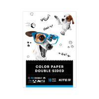 Цветная бумага Kite двусторонняя Dogs 10 листов/10 цветов (K22-293)