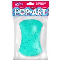Губка для купания Добра Господарочка масажна Pop-Art 160 х 110/90 х 55 мм (4820086521550)