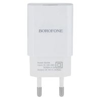 Зарядний пристрій BOROFONE BA20A Sharp single port charger White