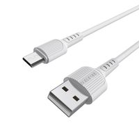 Кабель BOROFONE BX16 Easy Micro-USB, 1м до 2А Білий