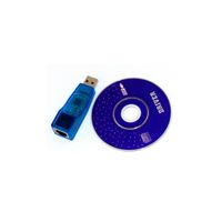 Адаптер Dynamode USB - RJ45 Lan Ethernet, чіпсет Realtek RTL8150B, пласт. блакитна (USB-NIC-1427-100)